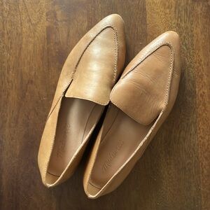 Leather Madewell loafters 6.5